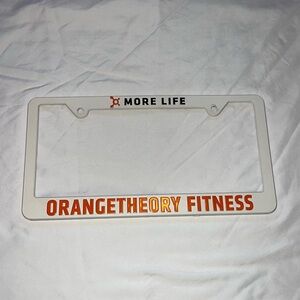 Orangetheory License Plate